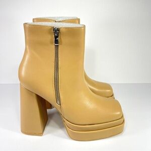 New Look Tan Heeled Boots